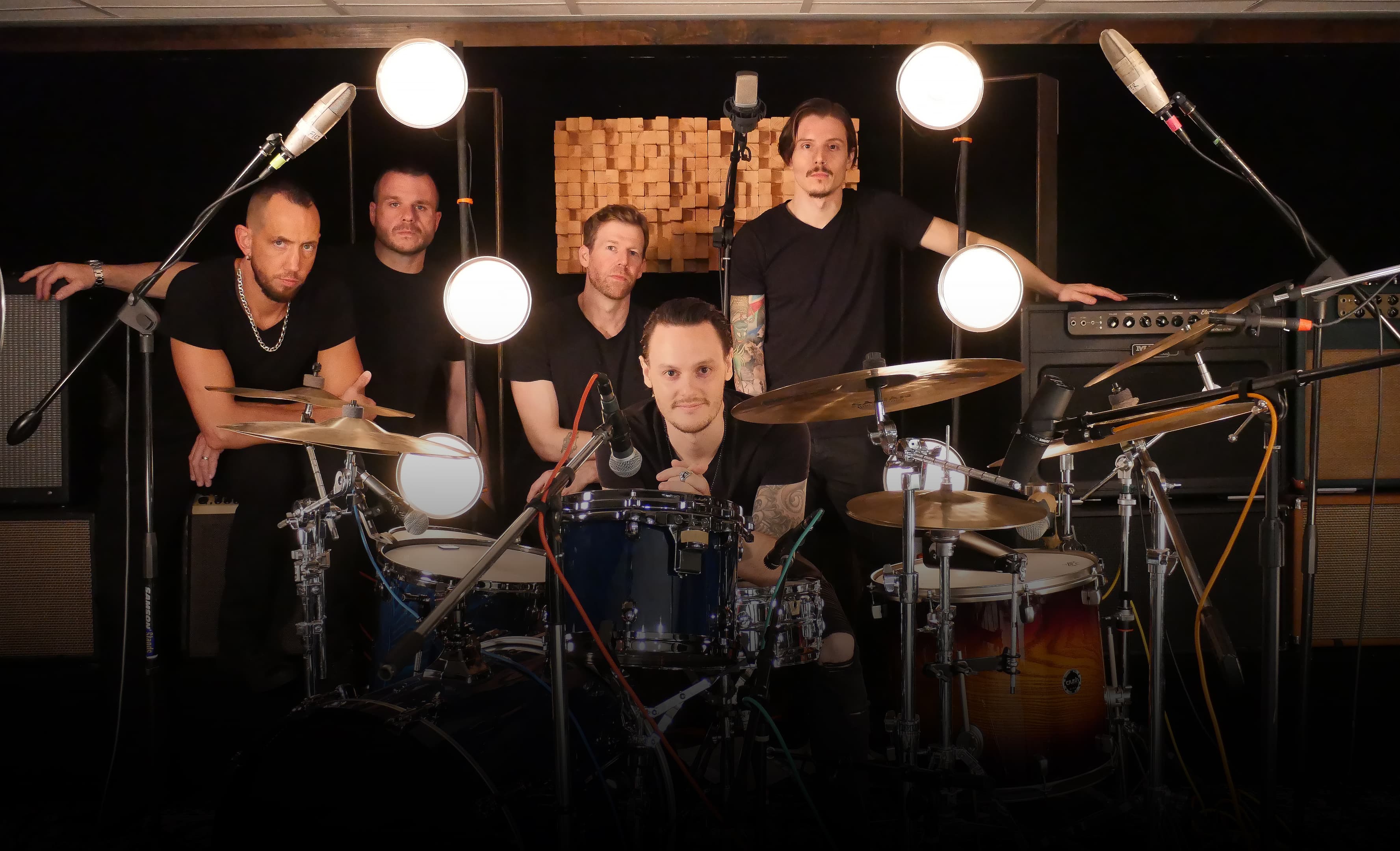 Act of Falling studio drum portrait